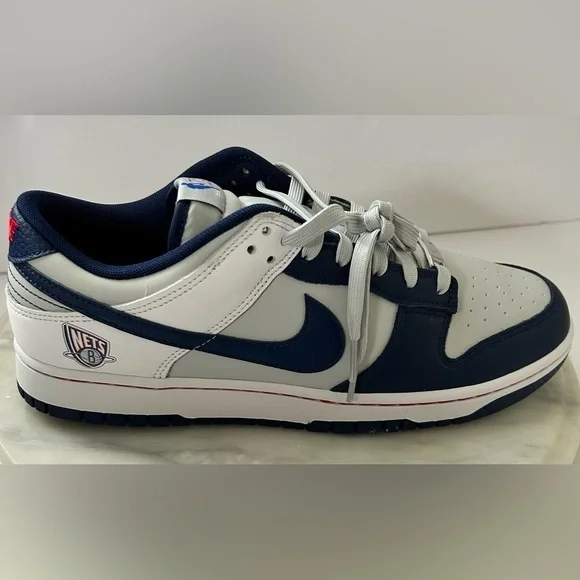 New In Box Nike NBA x Dunk EMB Low 75th Anniversary - New Jersey Nets Size 12 US - Picture 9 of 12